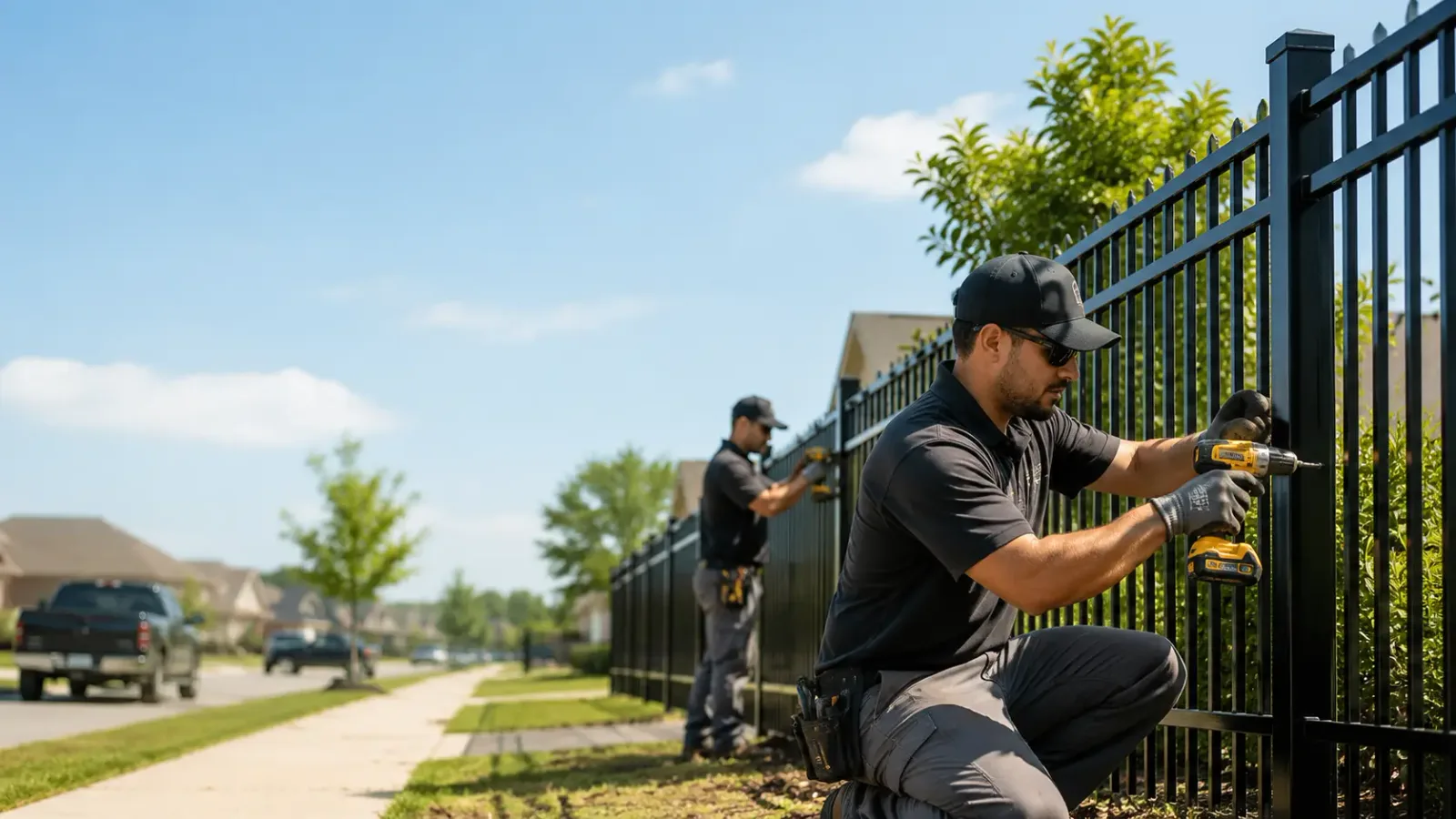 Metal Fence Installation in Burkett, TX